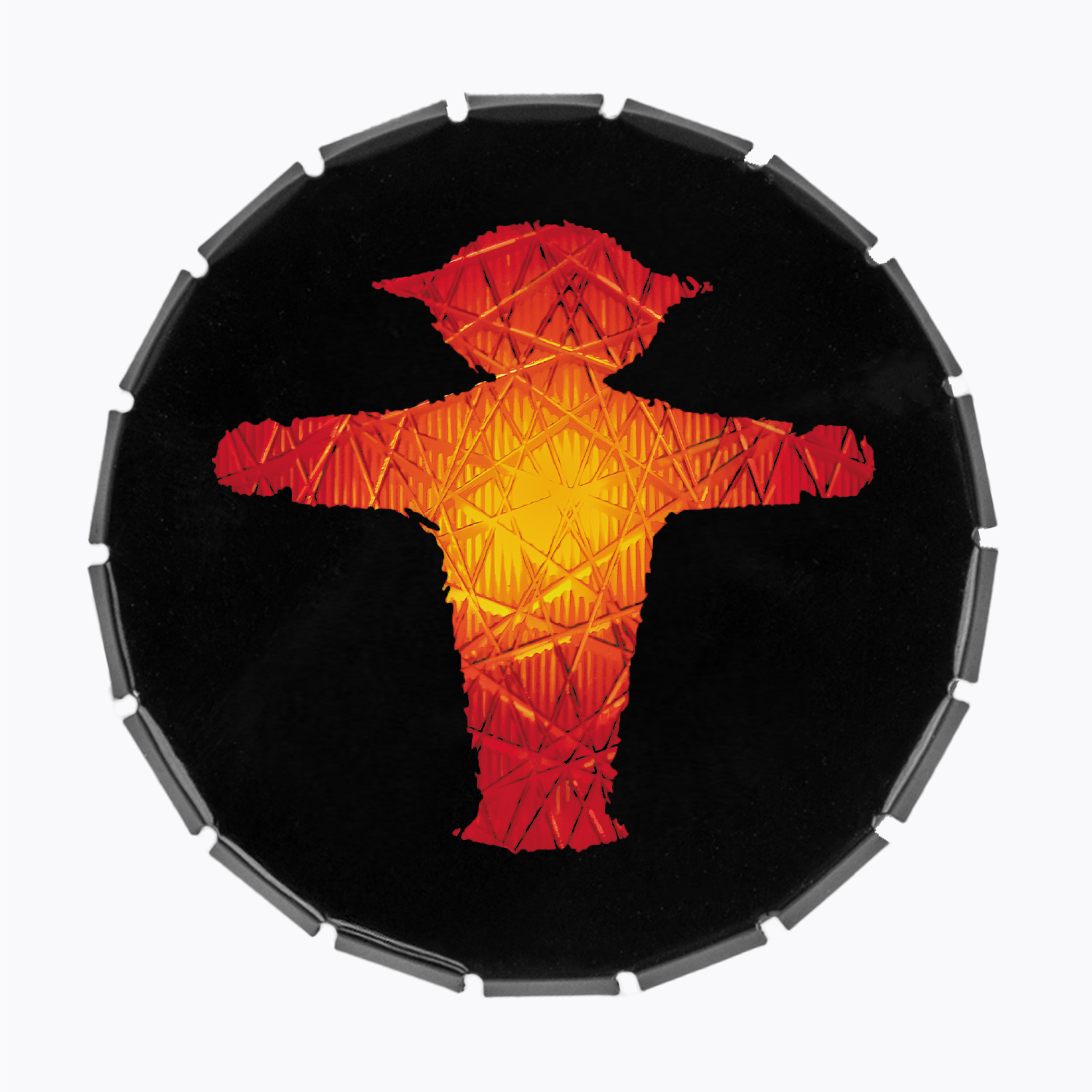 SCHATZTRUHE schwarz Ampelglas/ Klick-Klack Dose