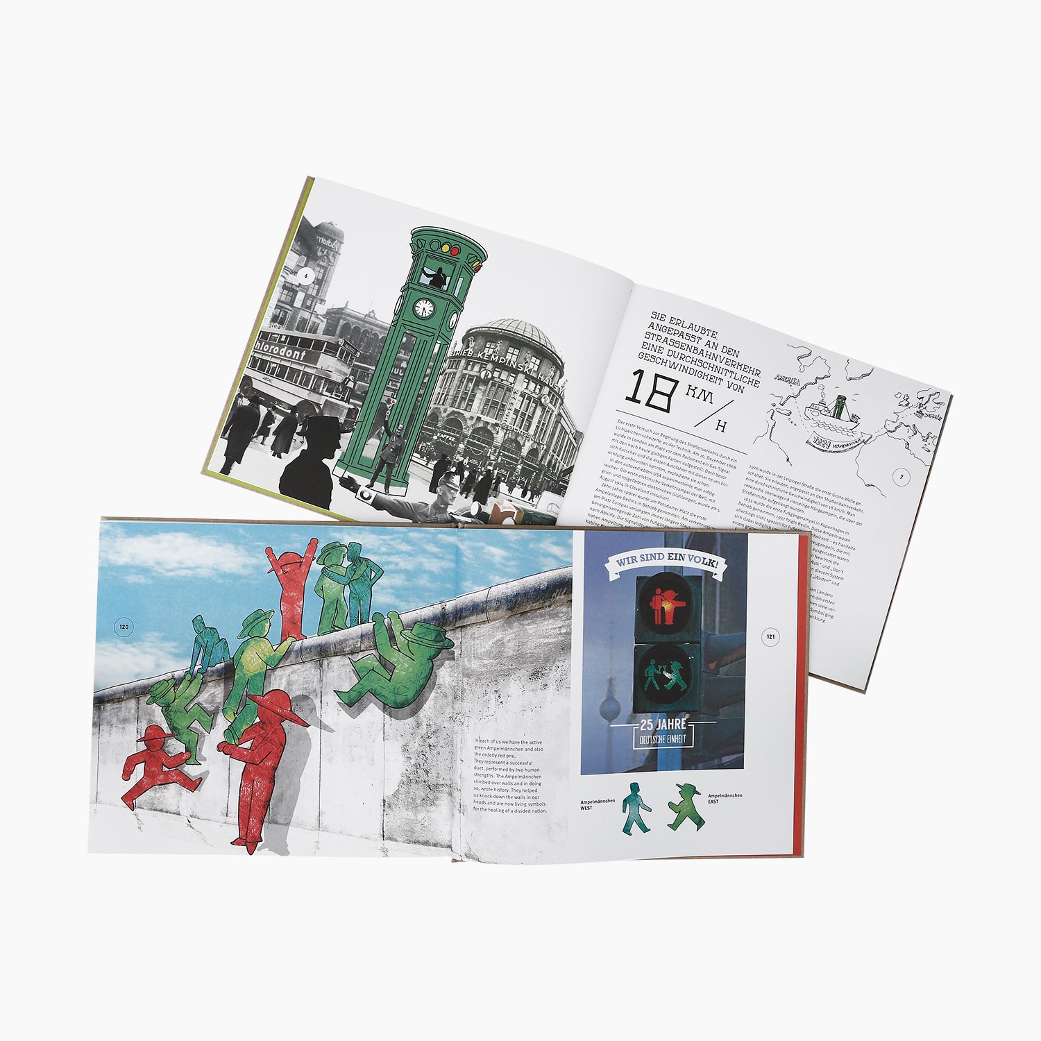 HISTORIKER / AMPELMANN book and wall piece Set