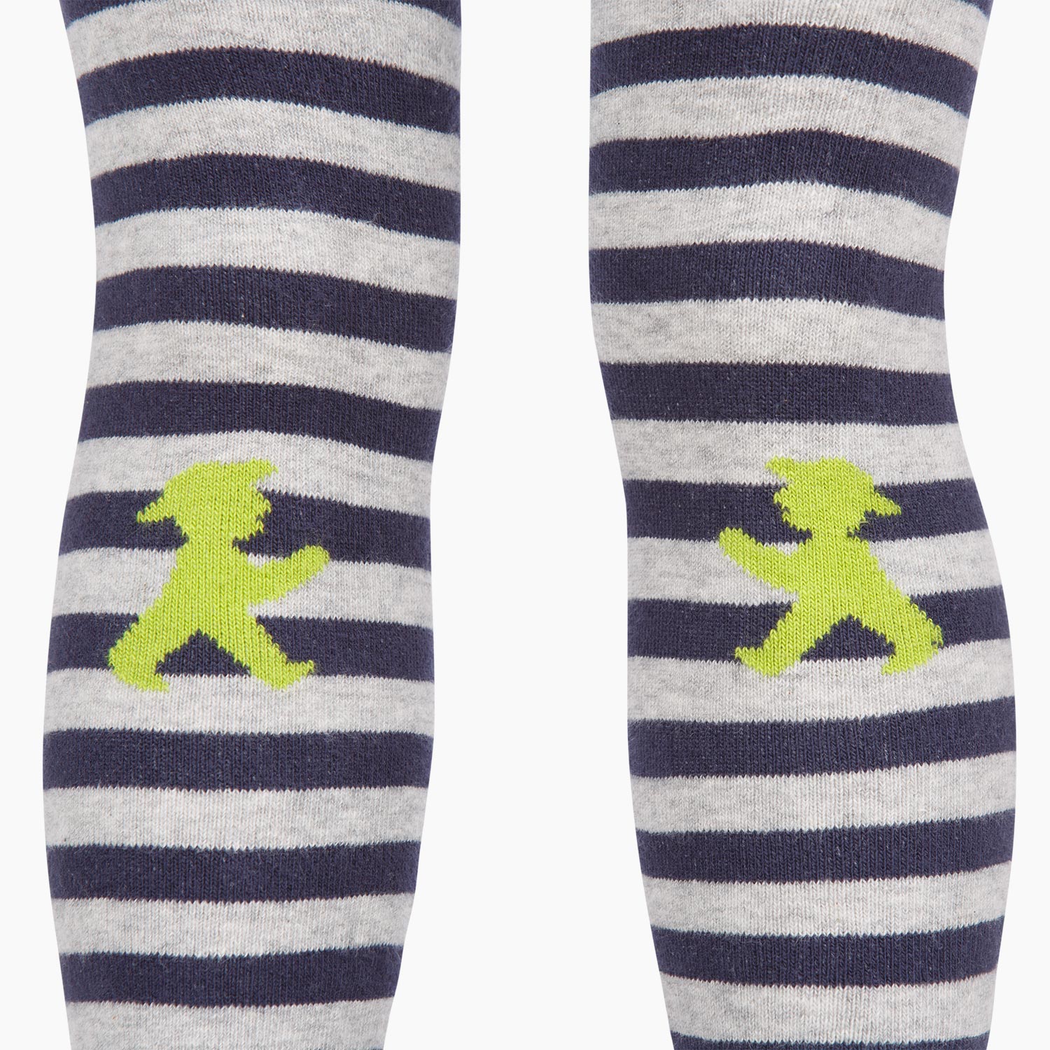 HOSENMATZ grey striped 98/104 / Tights