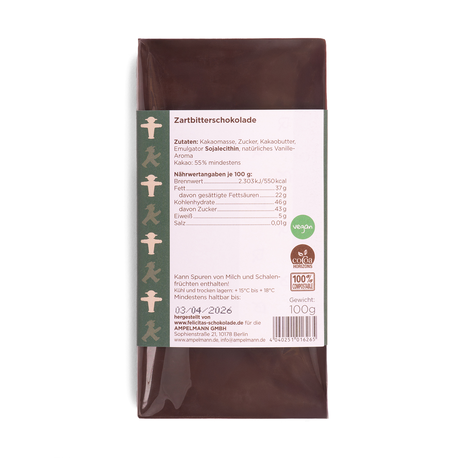 SCHOKOLATIER / Zartbitter Schokolade SCHOKOLATIER / Zartbitter Schokolade