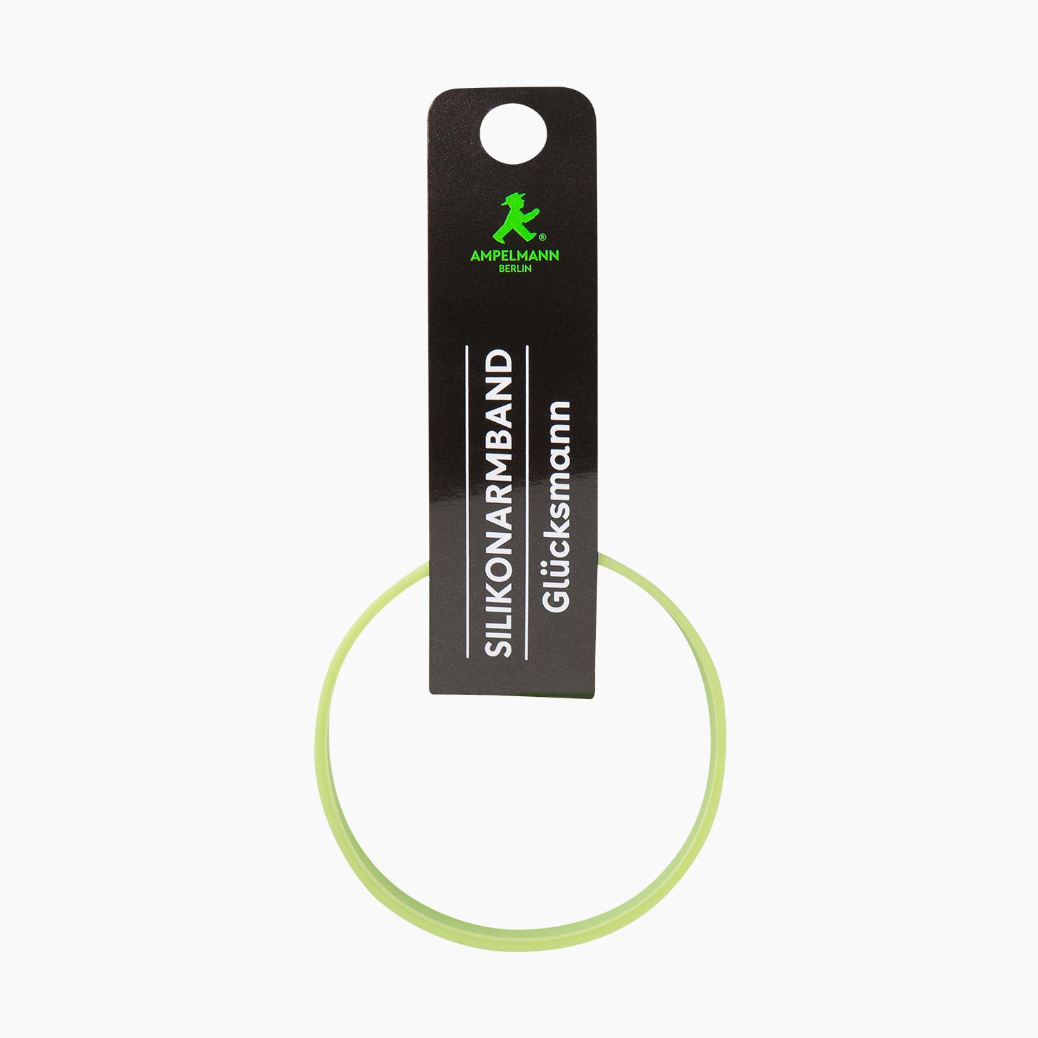 GLÜCKSMANN green/ Silicone Bracelet