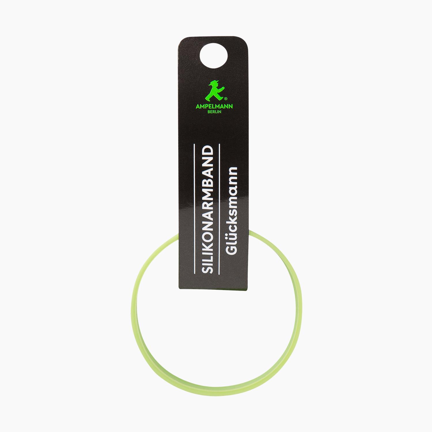 GLÜCKSMANN grün/ Silikonarmband