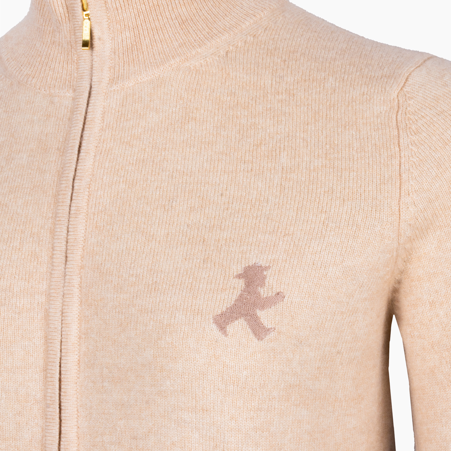 PRINZESSIN FLAUSCHIG Beige XL/ Damen-Kaschmirstrickjacke