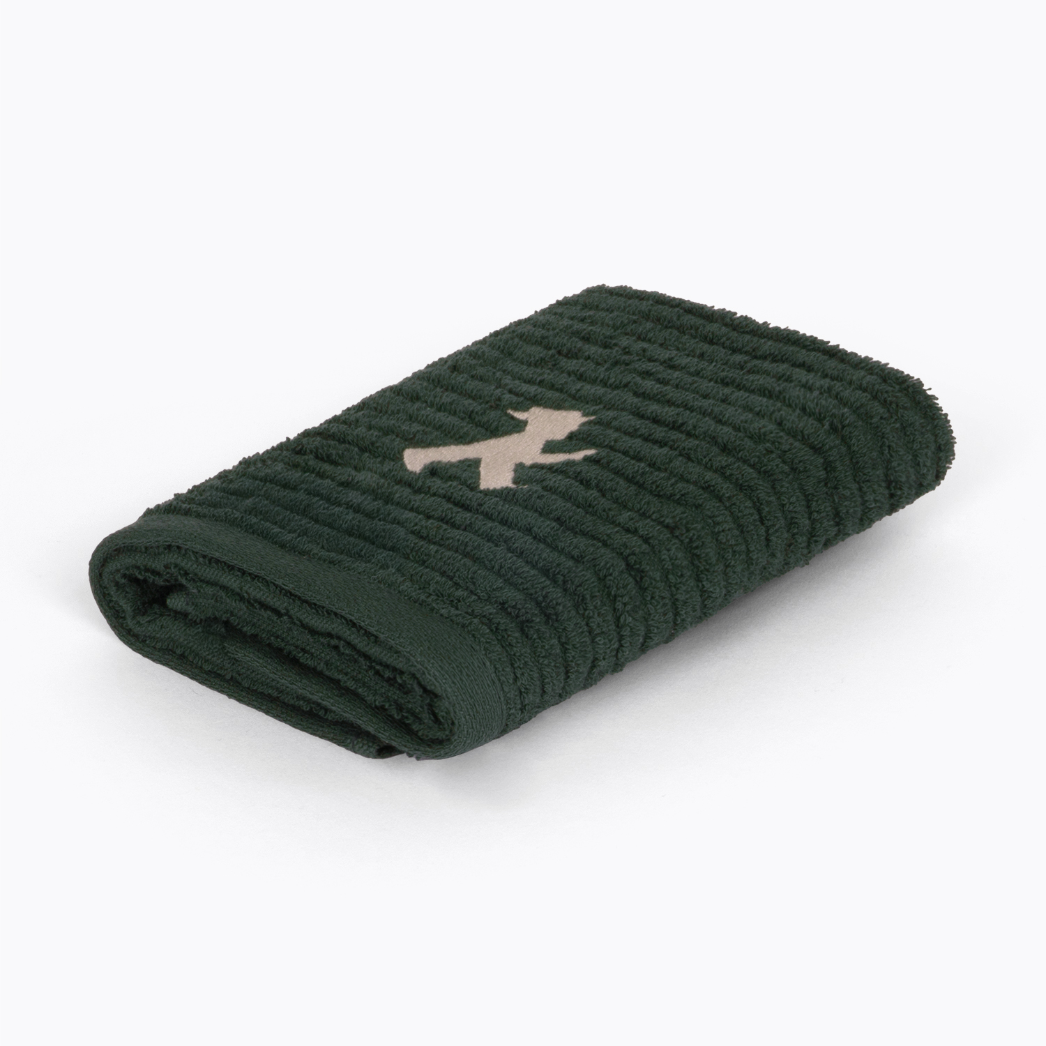 WASSERMÄNNCHEN dunkelgrün/ Handtuch klein