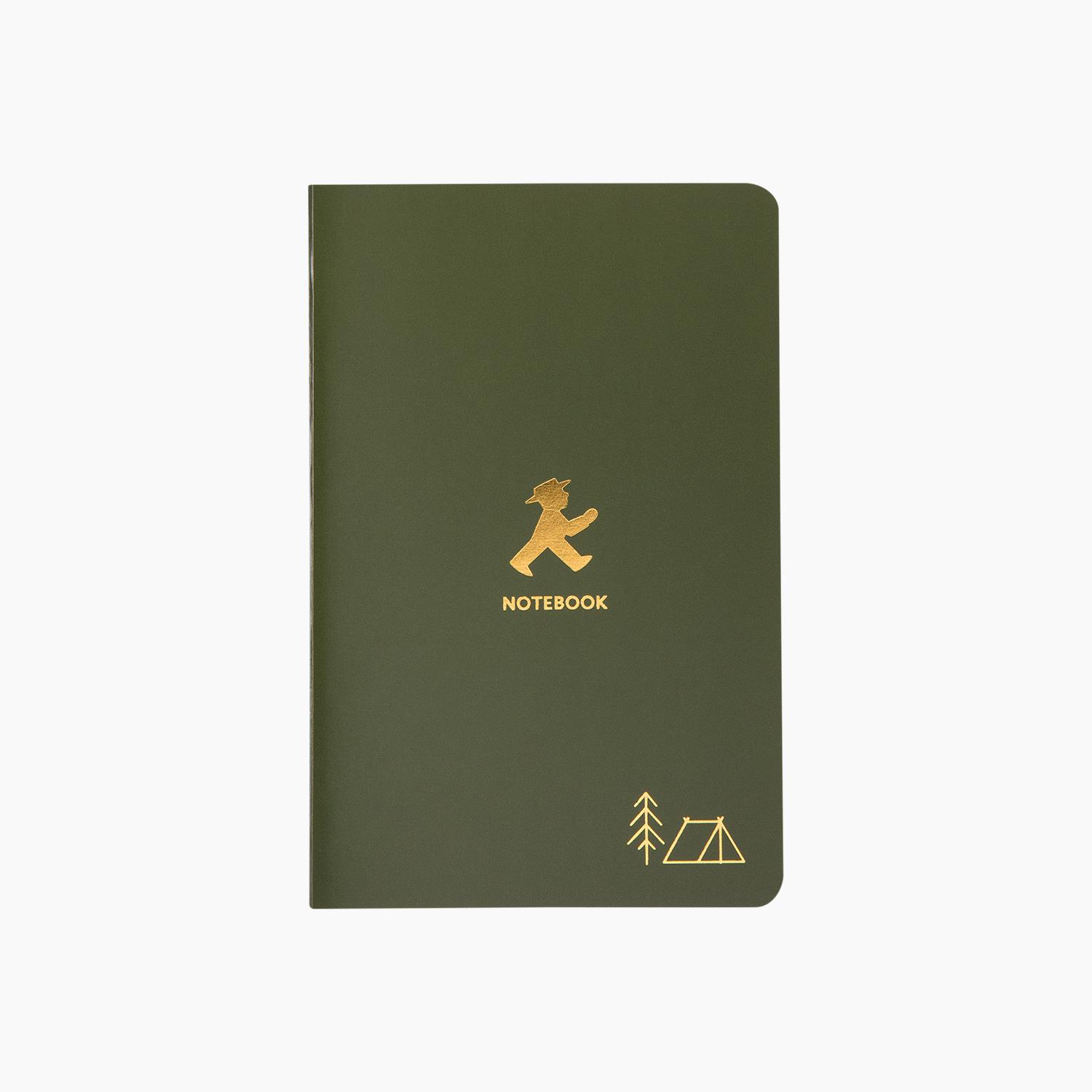SCHREIBWARENHÄNDLER / A6 Notizbuch grün