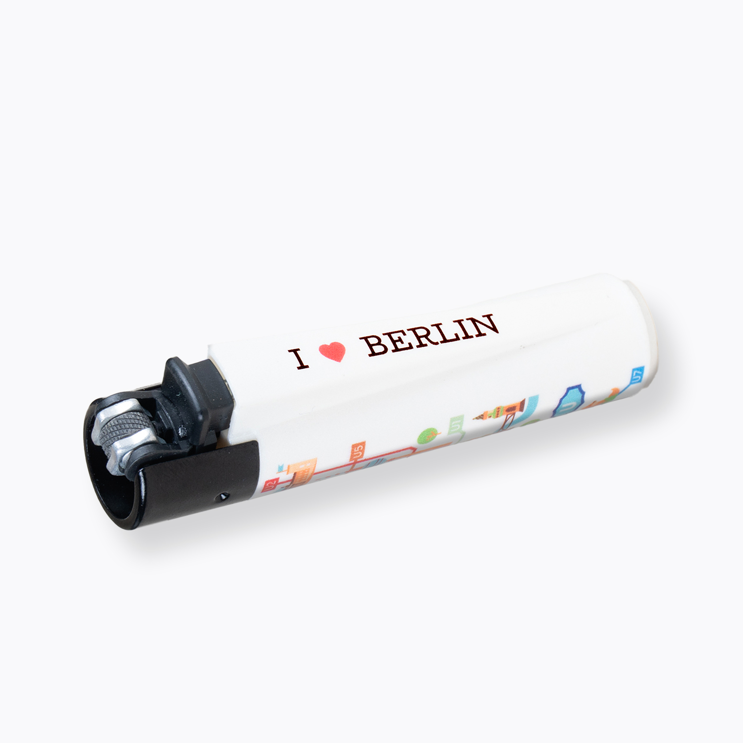 FLAMMENWERFER U-Bahn Plan/ Feuerzeug