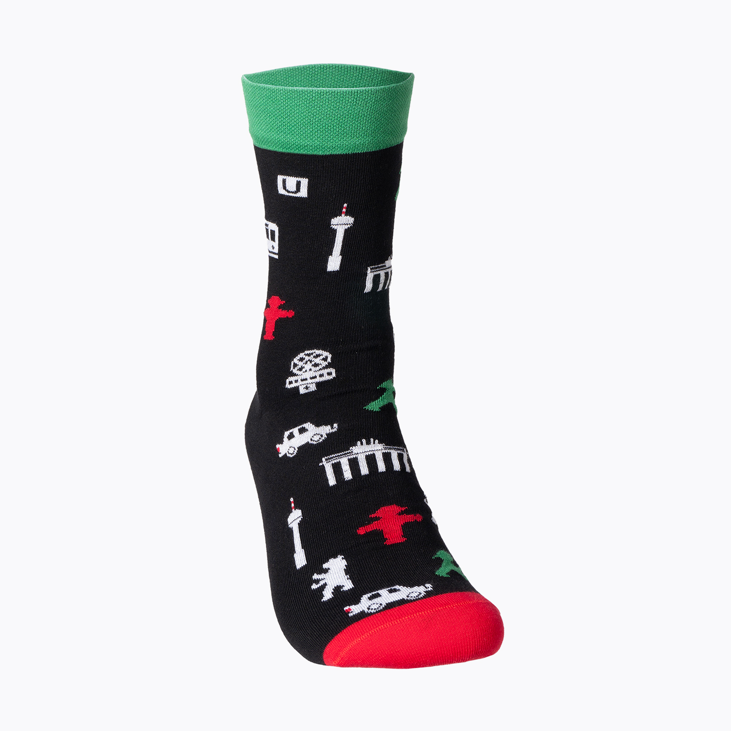 DAUERLÄUFER black Berlin motifs 43-46/ socks