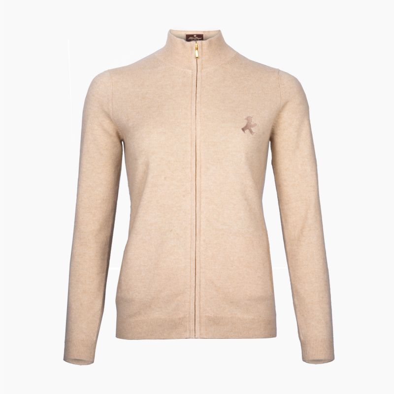 Prinzessin Flauschig – Strickjacke, beige